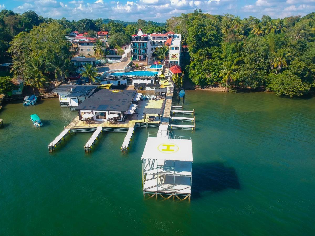 Hotel Mi Paraiso Rio Dulce Castillo de San Felipe Bagian luar foto