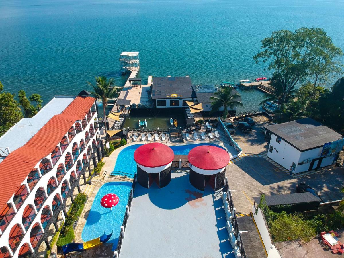 Hotel Mi Paraiso Rio Dulce Castillo de San Felipe Bagian luar foto