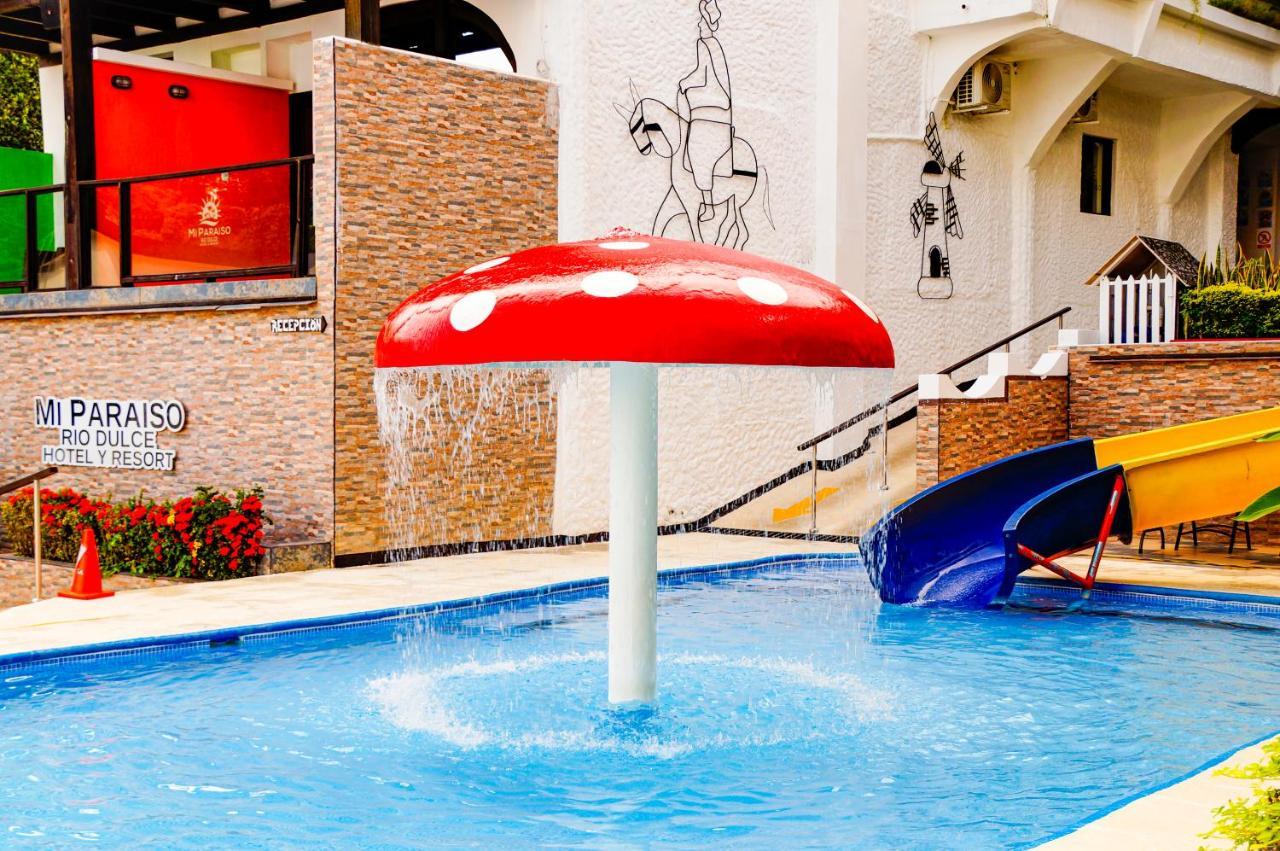 Hotel Mi Paraiso Rio Dulce Castillo de San Felipe Bagian luar foto