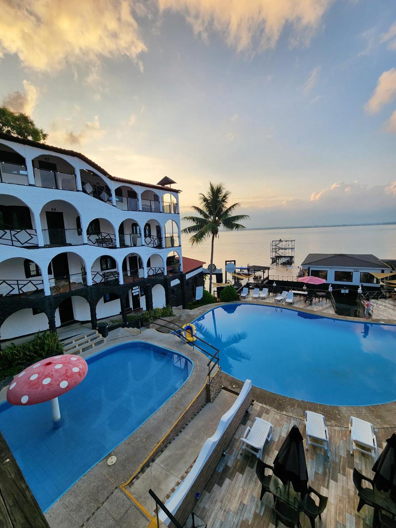 Hotel Mi Paraiso Rio Dulce Castillo de San Felipe Bagian luar foto